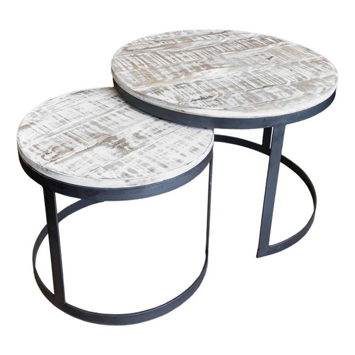 Voglrieder - Wholesale Coffee Table - Coffee table set of 2 side tables living room table round Aust28