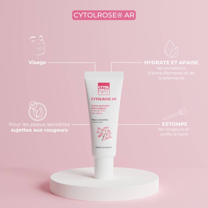 Laboratoires Cytolnat - Wholesale Facial Moisturizer - CYTOLNAT - Cytolrose AR - Anti-redness moisturizer1