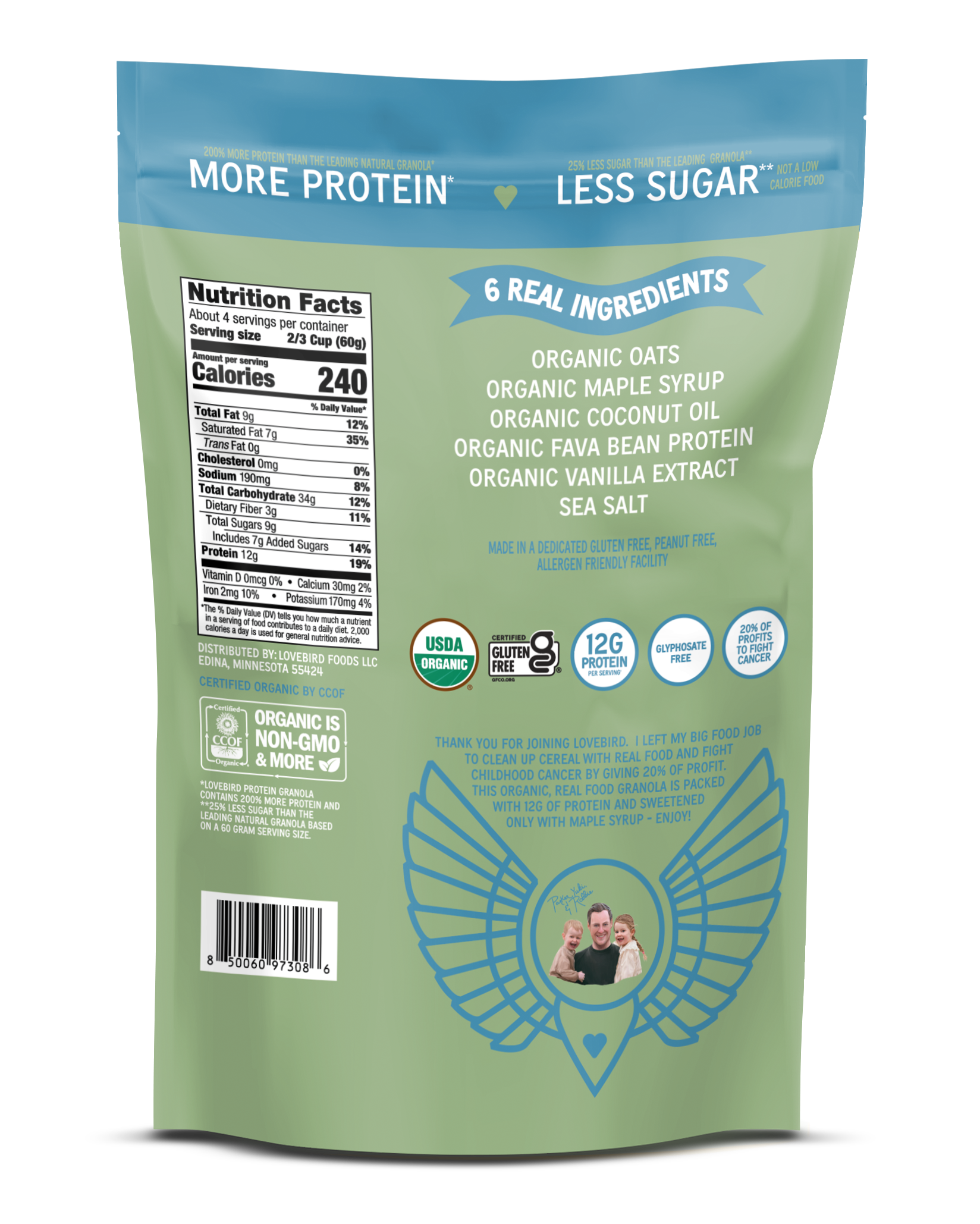 Lovebird Cereal - Wholesale Granola - Lovebird Organic Protein Granola Variety Pack2