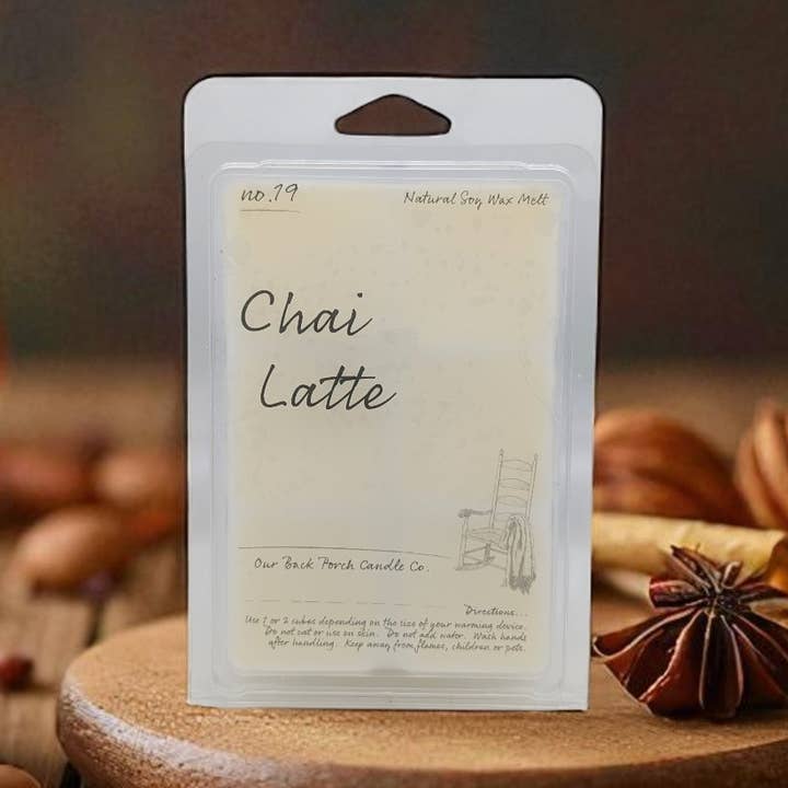 Derretimento de cera Chai Latte por atacado de Our Back Porch Candle Co