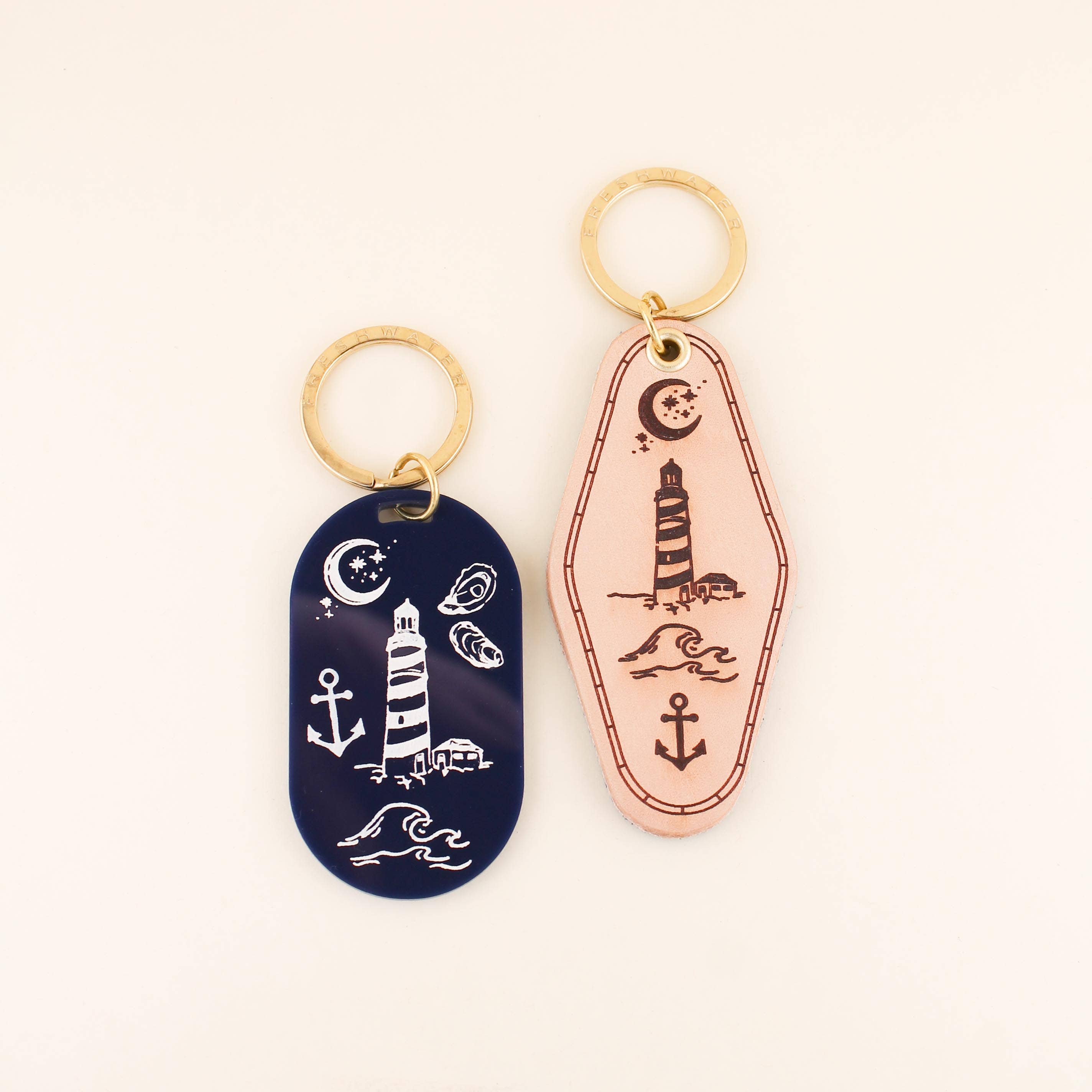 Freshwater Curated Goods – Großhandel Schlüsselanhänger – Unisex – Lighthouse Icons Schlüsselbund0