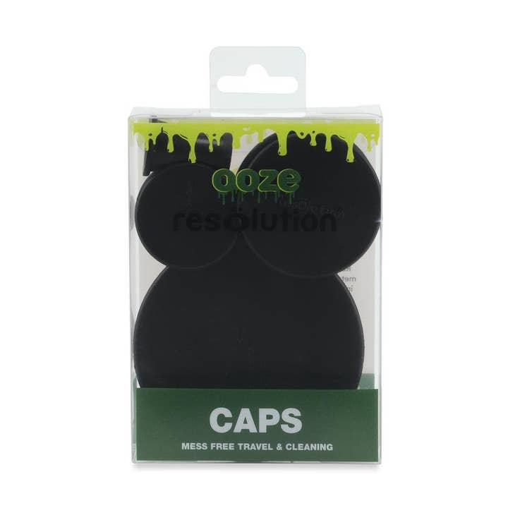 Ooze Resolution Caps Black for wholesale by Cannatron