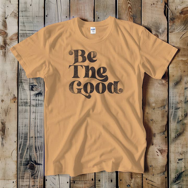 Swift Retail - Wholesale T-Shirt (Graphic) - Unisex - Be The Good 70s Retro Unisex Tee