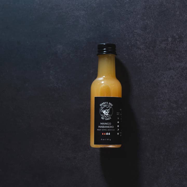 Deadly's Dose Hot Sauce Company - Wholesale Hot Sauce - Mango Habanero- Medium1