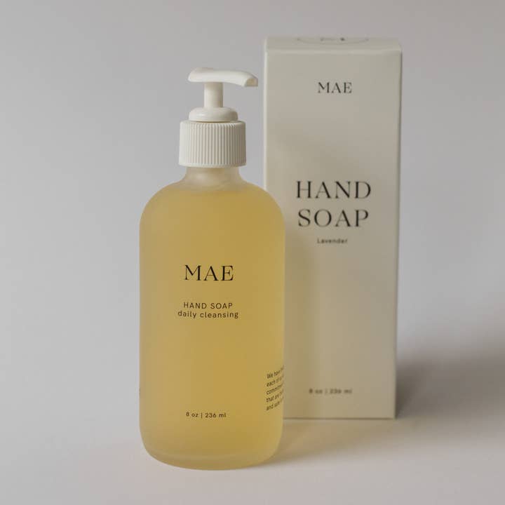 MAE - Wholesale Hand Soap/Wash - Lavender Clean Hand Soap - Vegan, Essential Oil