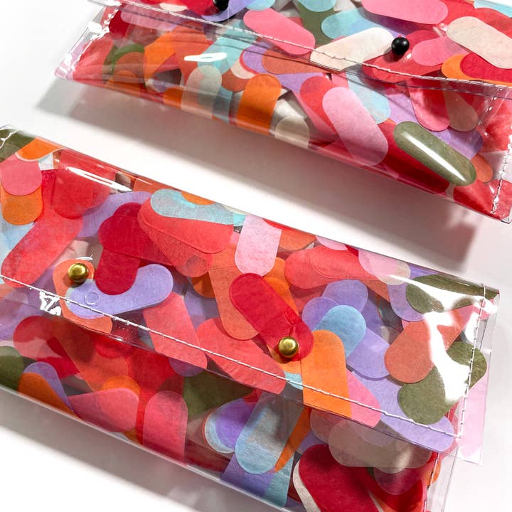 The Paper Curator - Wholesale Pencil case/pouch - Confetti Pencil Case No. 7 | Pencil Pouch | Cosmetic Bag3