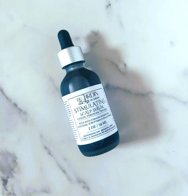 Du Jardin Beauty - Wholesale Scalp/Hair Treatment - Stimulating Scalp Serum With Wild-Foraged Horsetail & Nettle4