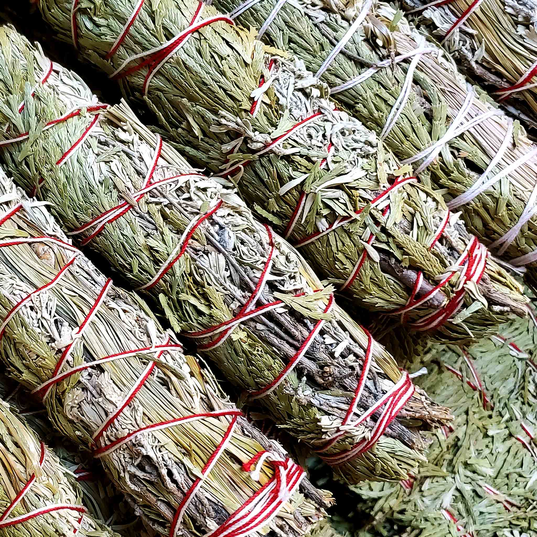 Monague Indigenous Crafts & Gifts - Wholesale Wierrookbundel - Bulk Smudges, 24 stuks5