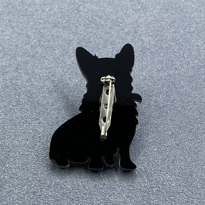 Mio Queena - Venta al por mayor Broches - Broche de Perro Corgi de Acrílico