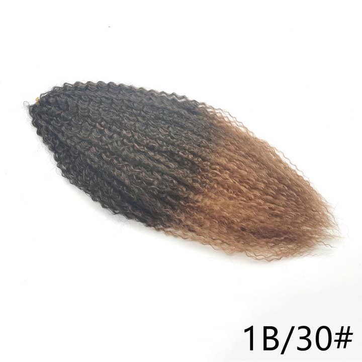 AK Brand - Wholesale Hair extensions - Long Curly Synthetic Braiding Hair with Natural Volume2