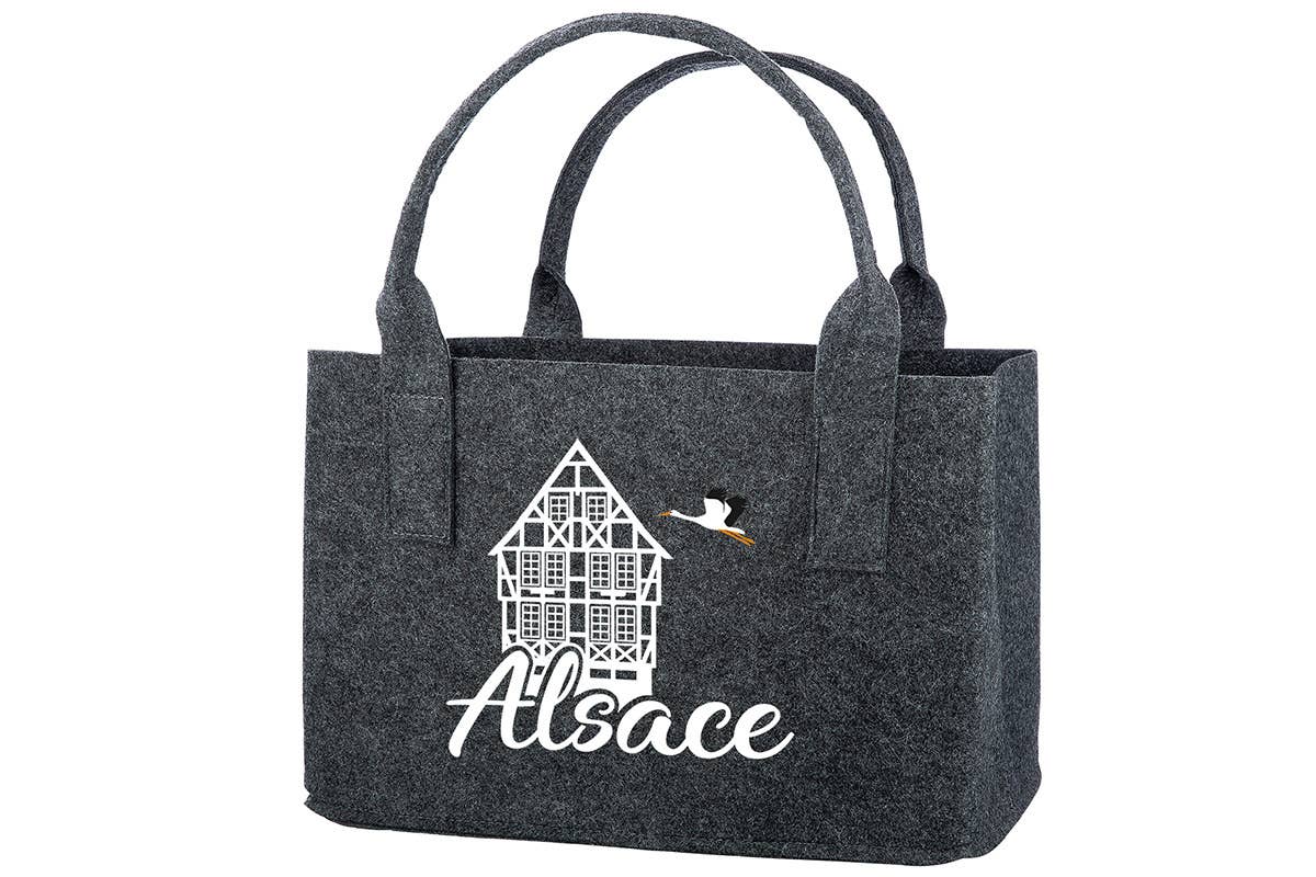 Gilde Handwerk Macrander GmbH & Co. KG - Wholesale Tote Bag - Women's - Felt bag “Alsace” VE 60