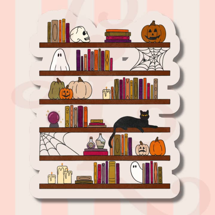 Pegatina de vinilo de estantería encantada para venta al por mayor de Lover's Library