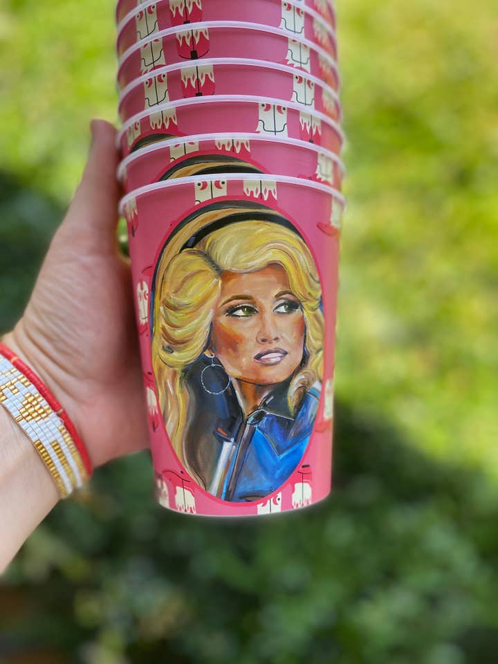 Dolly Parton Party Cups for wholesale by Happy By Rachel, LLC