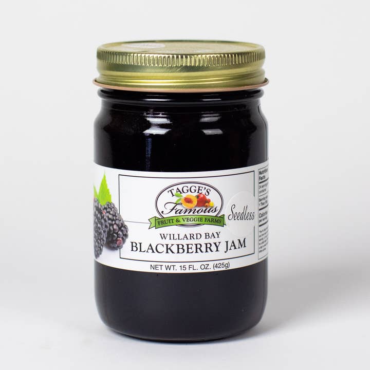 Seedless Blackberry Jam for wholesale by Tagge's Famous Fruit