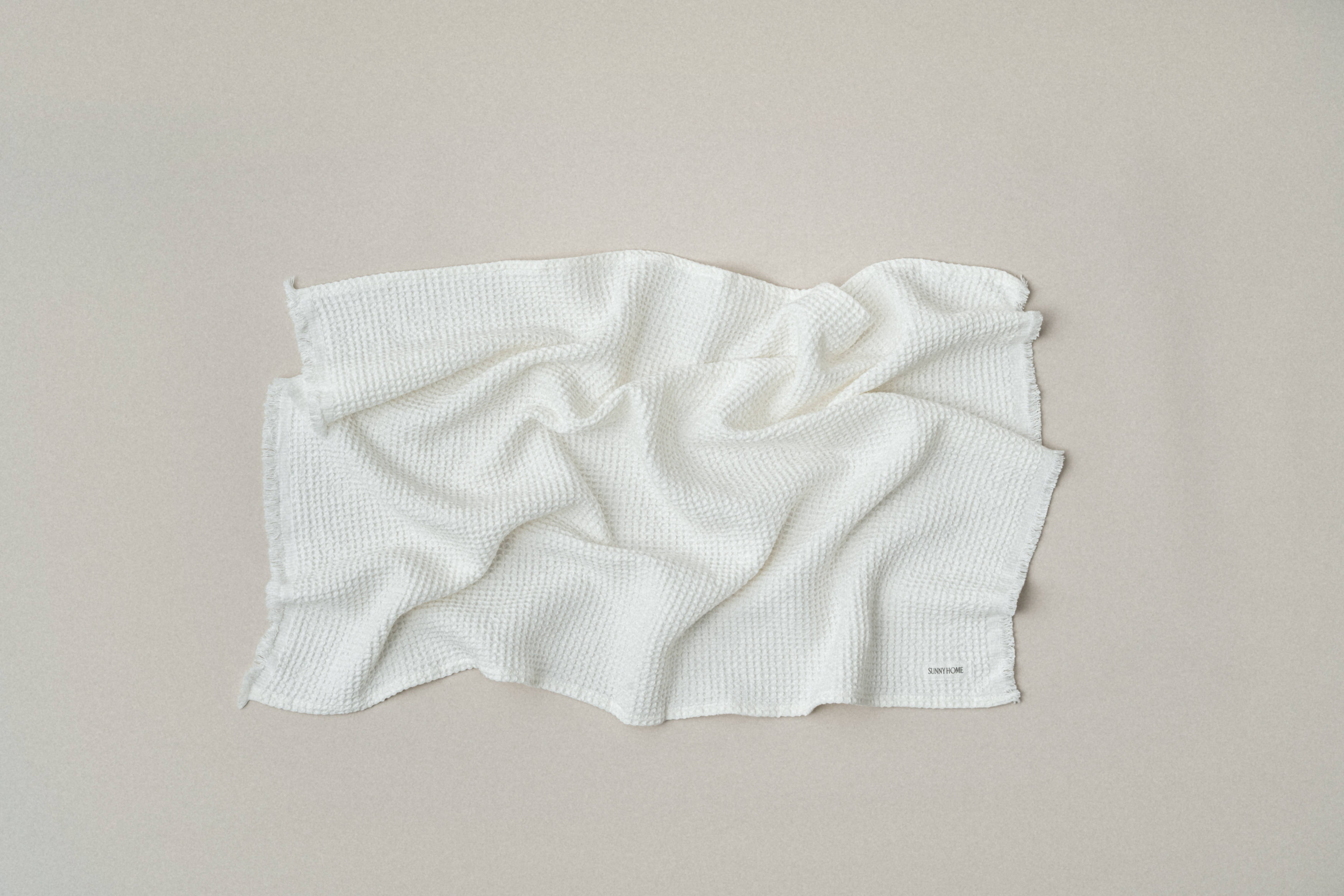SUNNY HOME - Wholesale Bath Towel - Everyday Waffle Towels – Soft White1