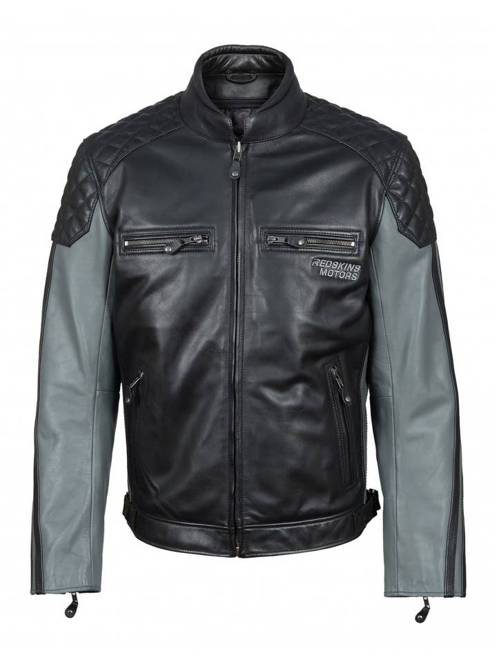 Chaqueta biker de piel VANCOUVER para venta al por mayor de Redskins Motors