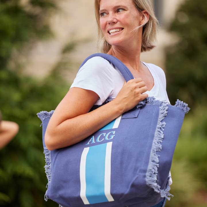The Monogram Corner - Wholesale Tote Bag - Women's - CITY STRIPE TOTE0