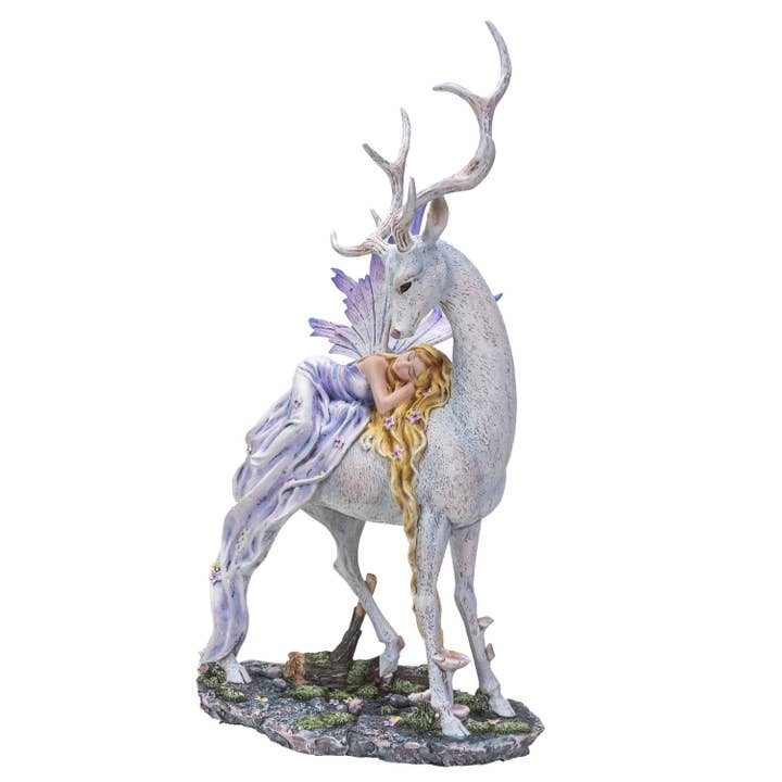 Pacific Trading - Wholesale Decorative Figurine - Sleeping Fairy on Deer3