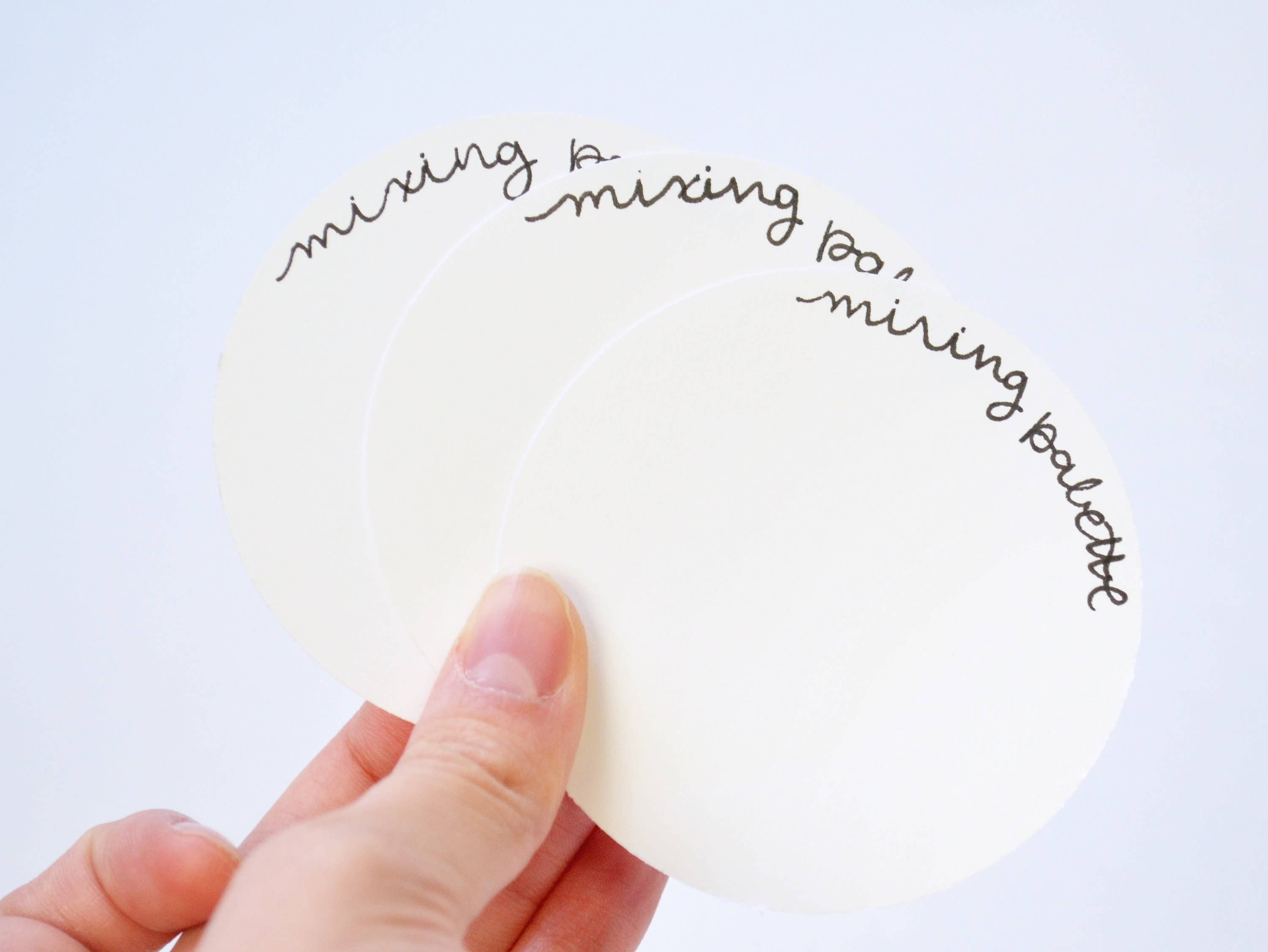 Lavender Chai Co. - Wholesale Palette/Mixing Tray - Reusable Mini Mixing Paint Palette | 3 Pack3