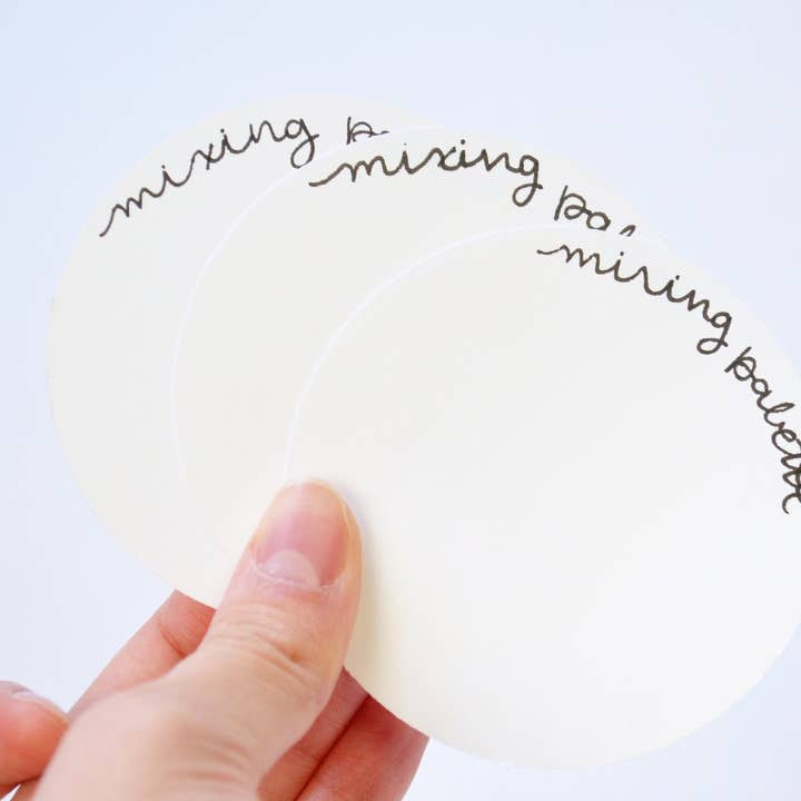 Lavender Chai Co. - Wholesale Palette/Mixing Tray - Reusable Mini Mixing Paint Palette | 3 Pack3