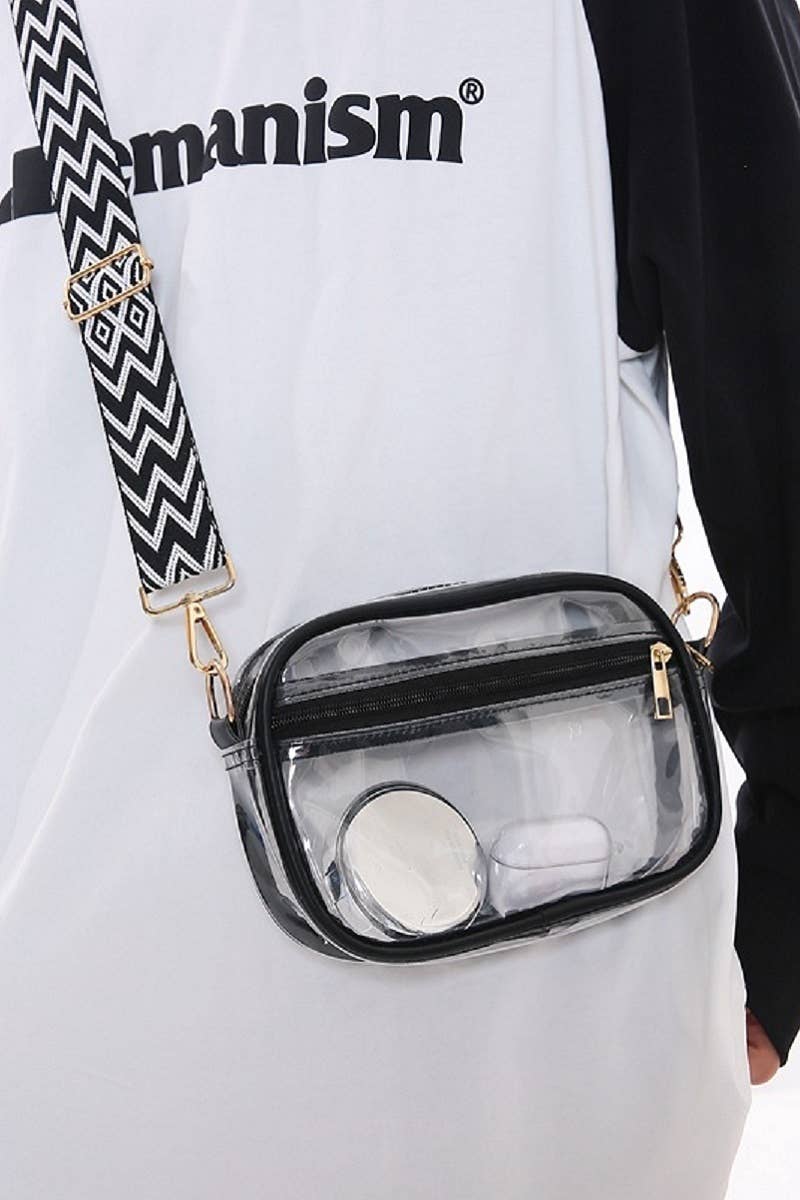 42POPS - Wholesale Crossbody Bag - Women's - `.Game Day Stadium Approved Clear Crossbody Bag20