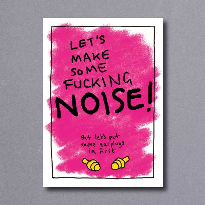 Make Some Noise – birthday card for wholesale by Little Gallery
