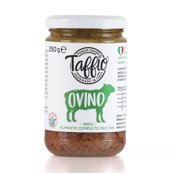 Ragù di Ovino 250g per la vendita all'ingrosso da parte di TAFFIO PET FOOD