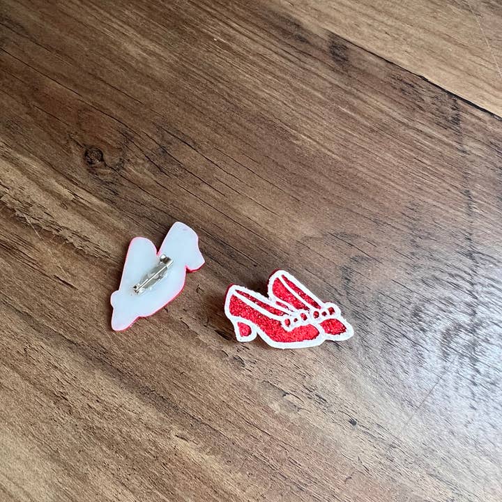 Elby Designs - Wholesale Brooch - Ruby Slipper Pin, Wizard of Oz