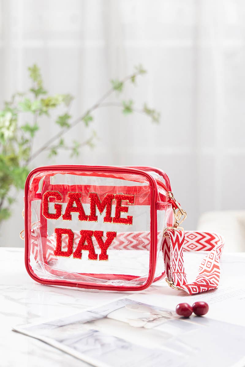 42POPS - Wholesale Crossbody Bag - Women's - `.Game Day Stadium Approved Clear Crossbody Bag15