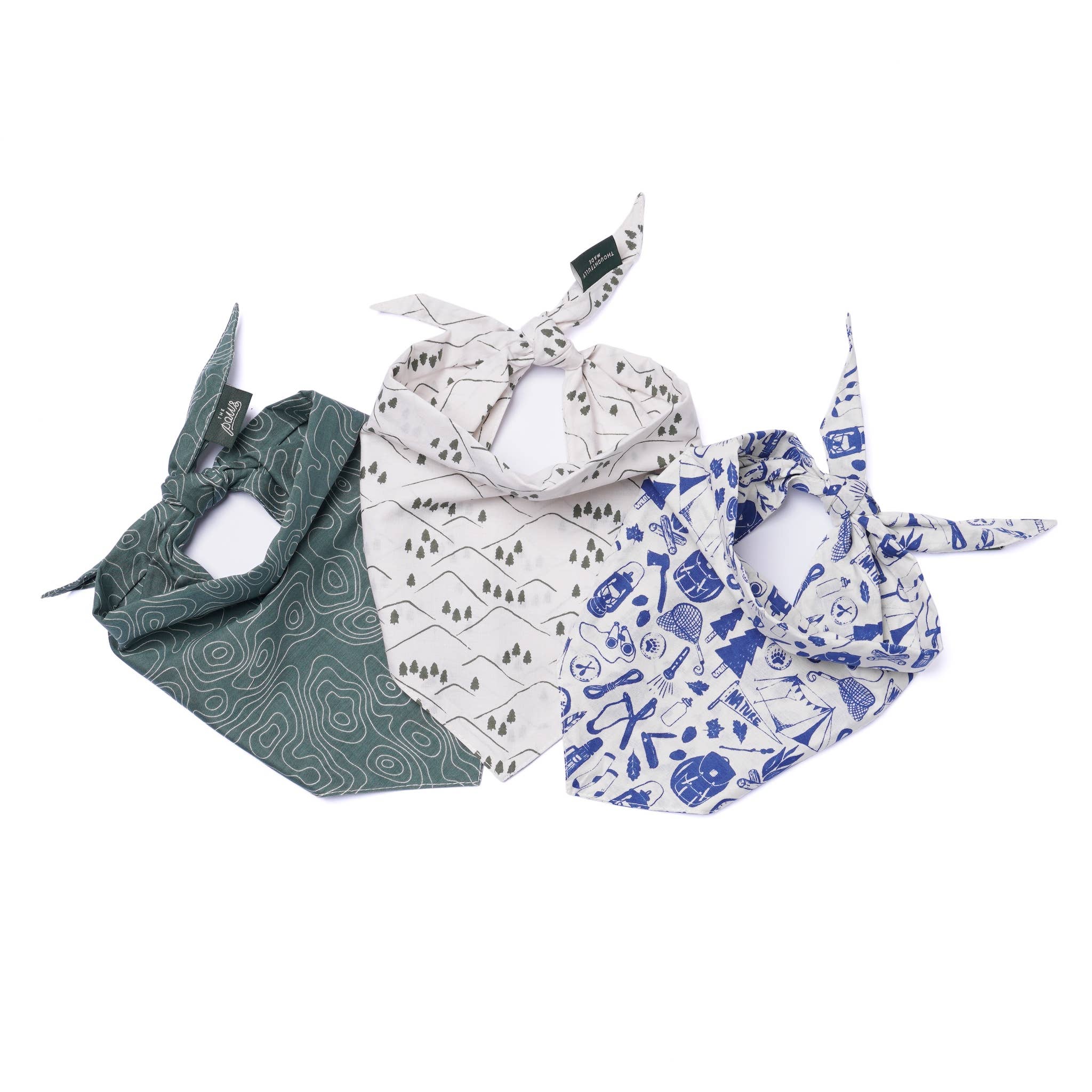 The Paws - Wholesale Pet Bandana - Dog - Bandana 35 Piece Tester - Current Season6