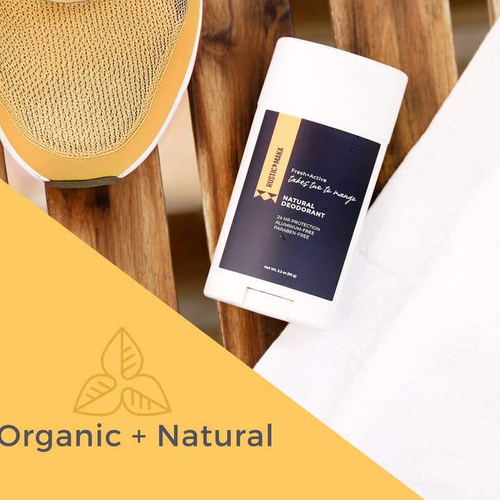 Rustic MAKA Natural Deodorants + Body Care - Wholesale Deodorant - Women's - TAKES TWO TO MANGO Natural Deodorant (Magnesium + Charcoal)2