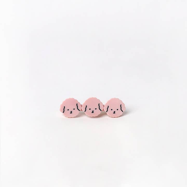 SoapElenGlen - Wholesale Hair Clip - Women's - Cartoon Three - Connected Poodle Hair Clips Accessories7