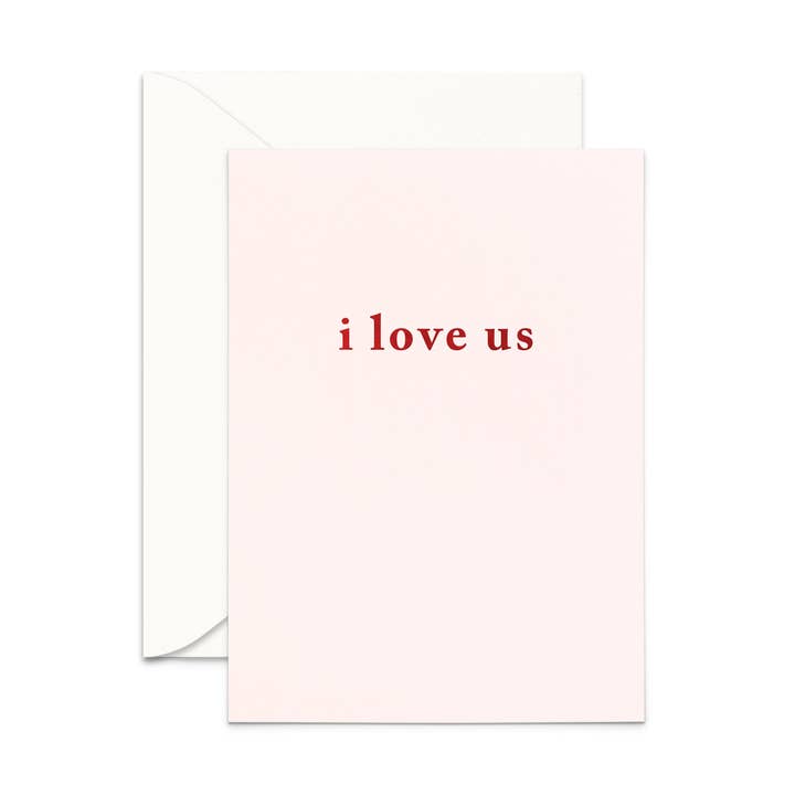 Carte de vœux I Love Us pour la vente par Smitten on Paper