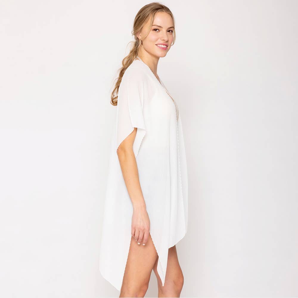 Sensibling Corp. - Wholesale Poncho - Women's - Solid Chiffon Ruana Poncho21