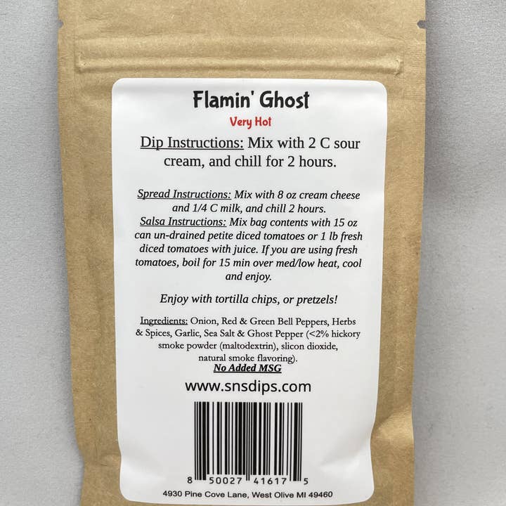 SnS Dips - Wholesale Dip - Flamin' Ghost - VERY HOT Dip Mix