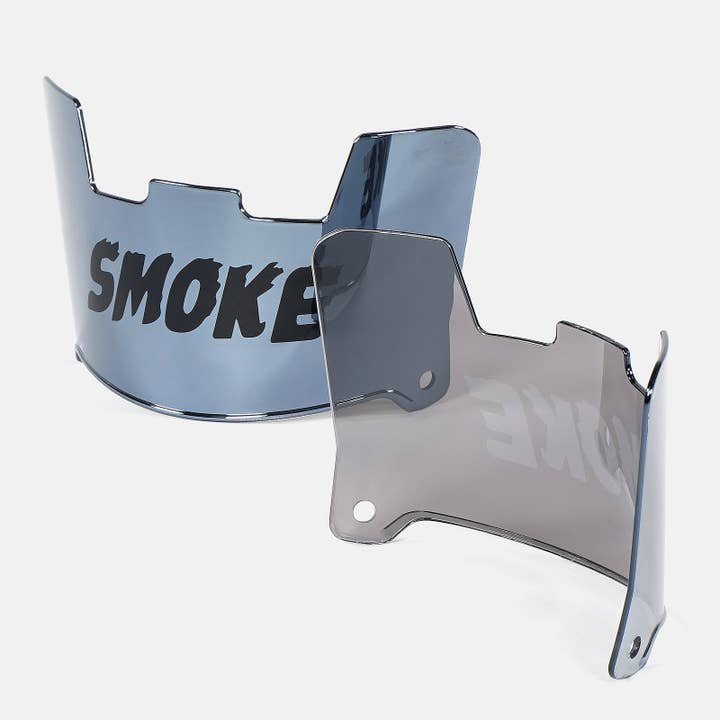 Visière pare-yeux pour casque Moonstone argent fumé pour la vente par Sleefs
