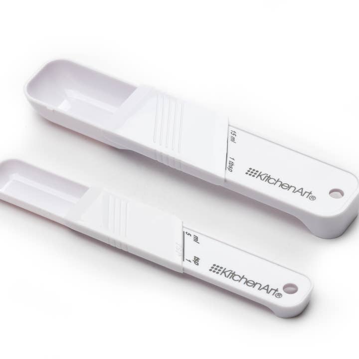 Fox Run Brands - Wholesale Measuring Spoon - KitchenArt Adjustable Measuring Spoon Set, 2-Pieces