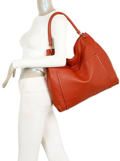 Trendy Slouchy Handbag Spacious Shoulder Bag for wholesale by Ellas Trading