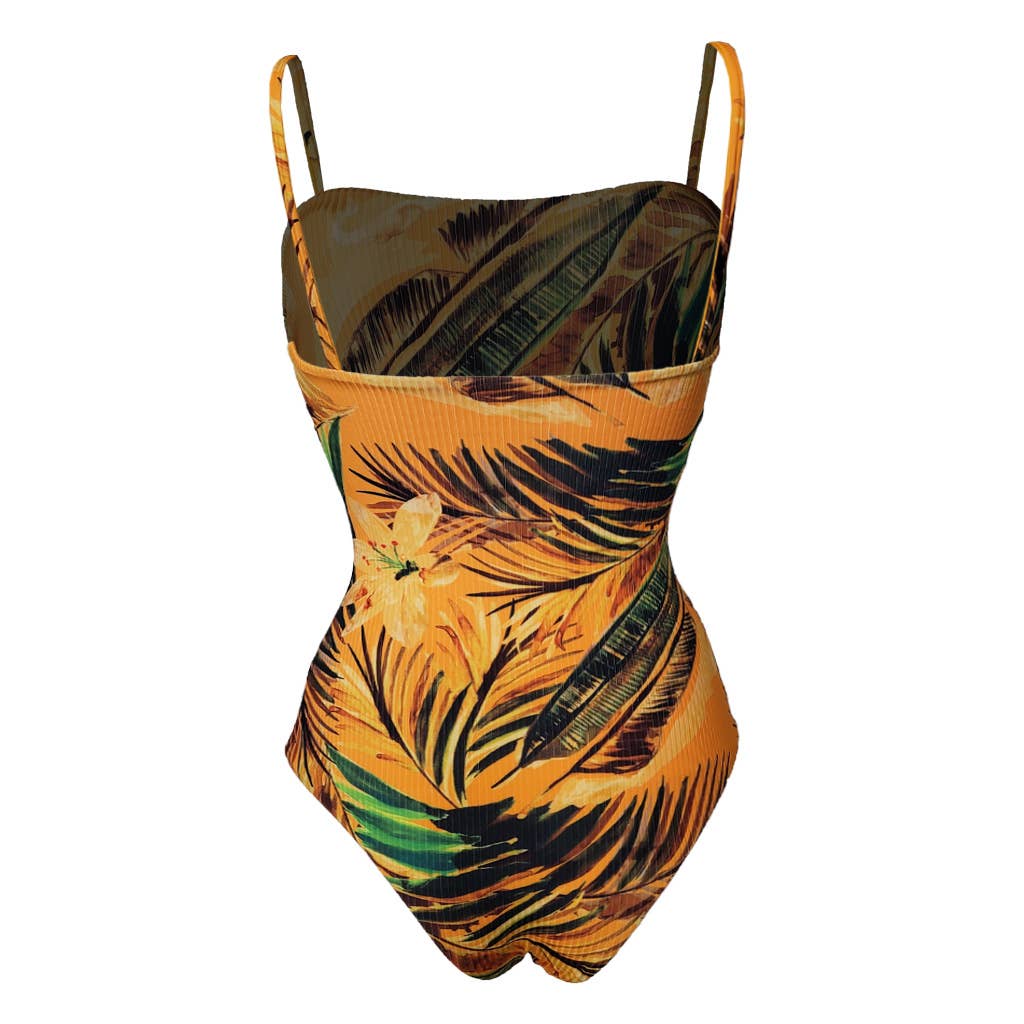 Edelvissa - Wholesale One Piece Swimsuit - Women's - Ribbed Jungle One Piece6
