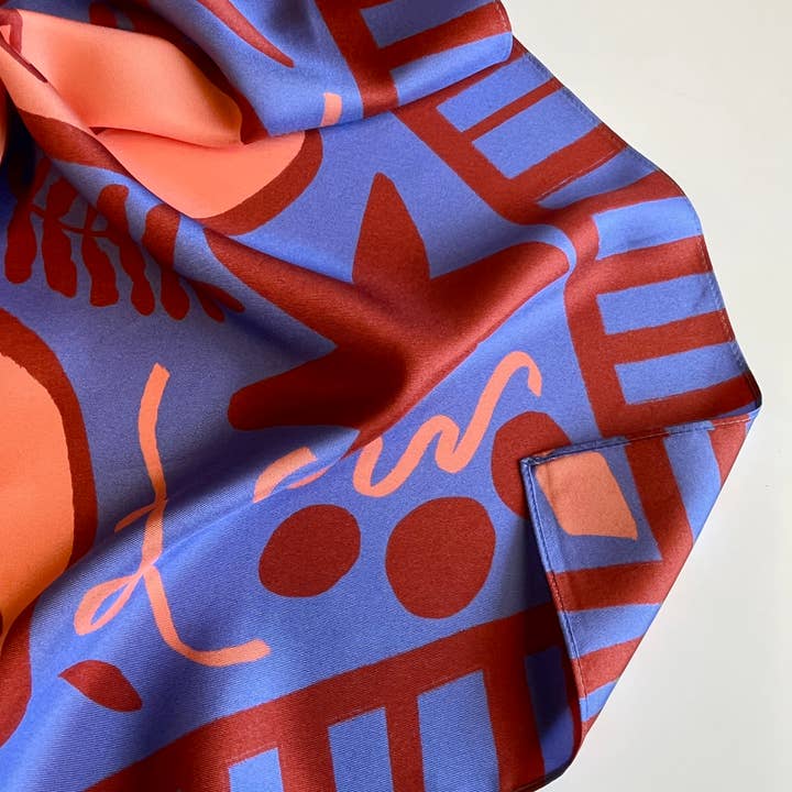 STUDIO ARDE - Wholesale Scarf - Women's - Medium RITUAL Scarf / 100% Silk Twill Capsule1