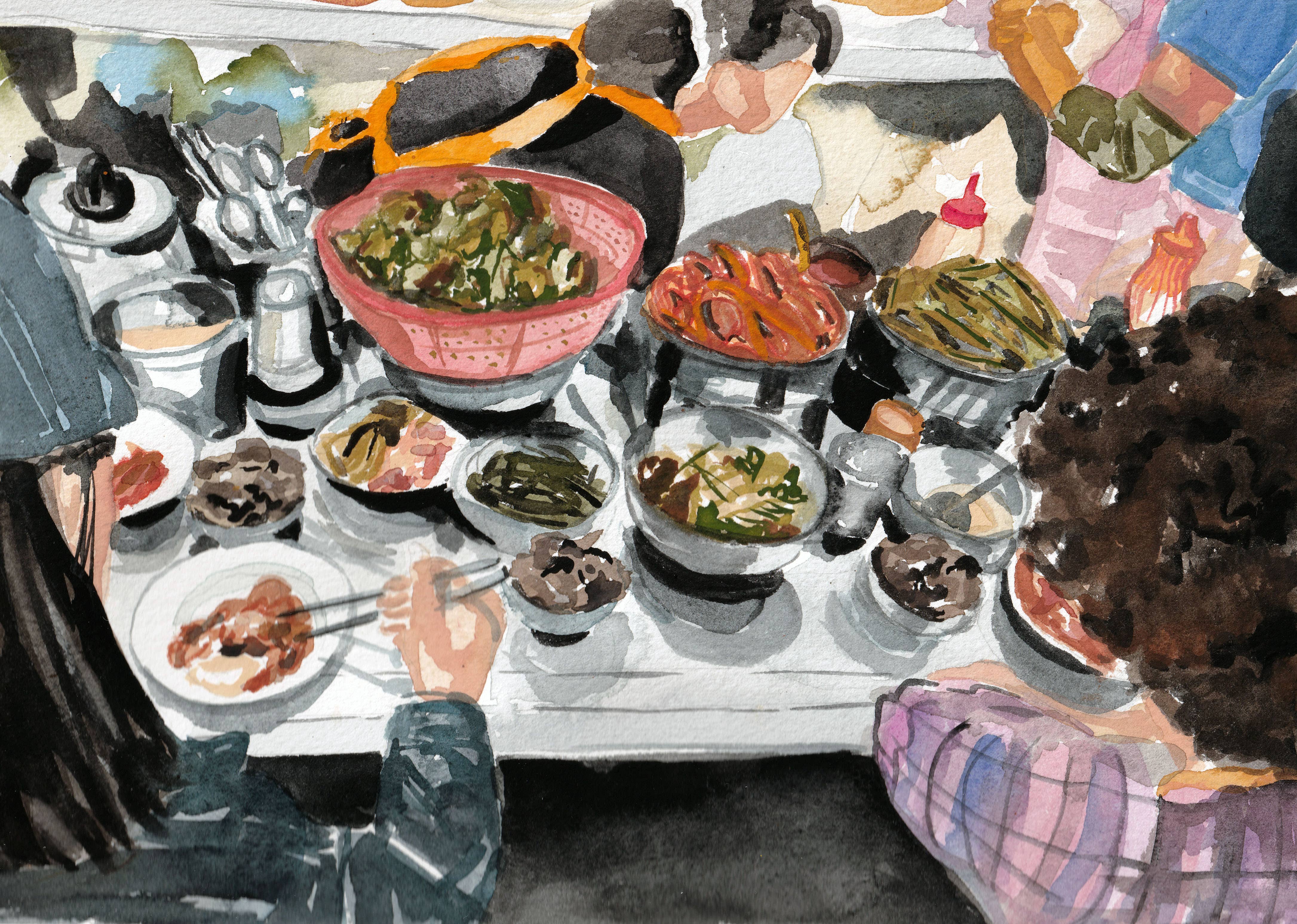Medjool Studio Art Print Shop - Wholesale Art Print - Korean Street Food III, Korean Art Print0