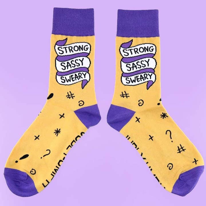 Jubly-Umph - Wholesale Socks – Unisex - Strong Sassy Sweary Socks- Unisex Large4