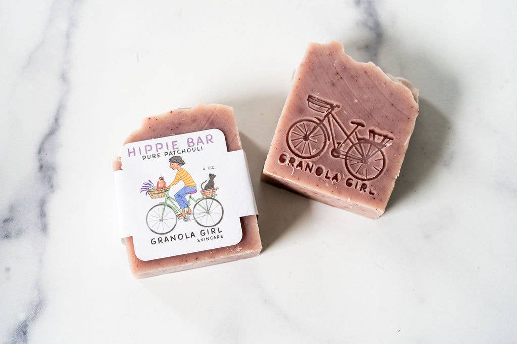 Granola Girl Skincare - Wholesale Bar Soap - Hippie Bar Soap- Pure Patchouli.1