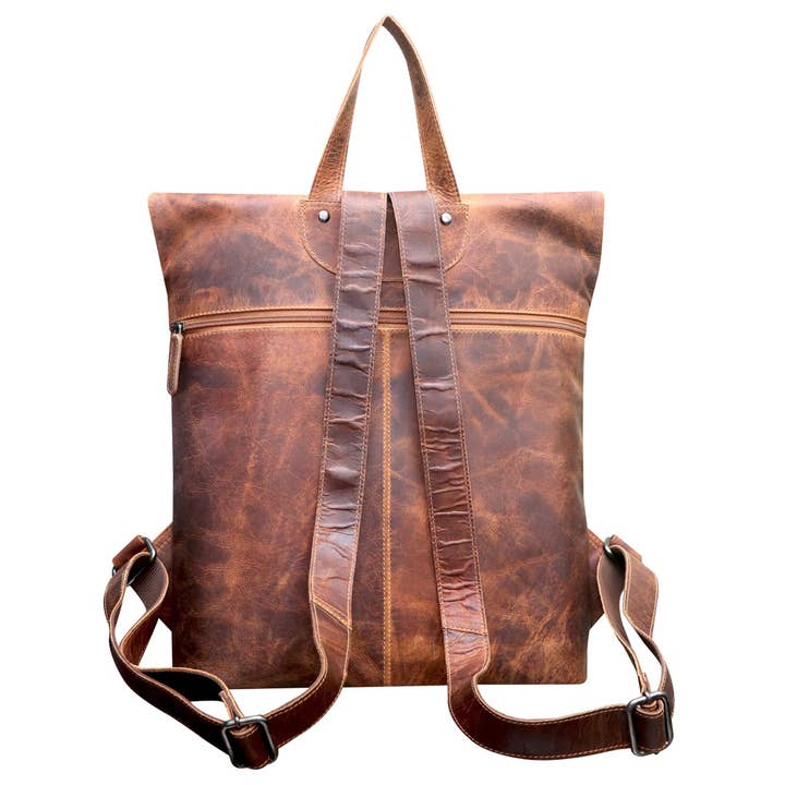 Greenwood – Engroshandel Rygsæk - Unisex – Sandy læderrygsæk stor dame laptop rygsæk 15,6 tommer herre14