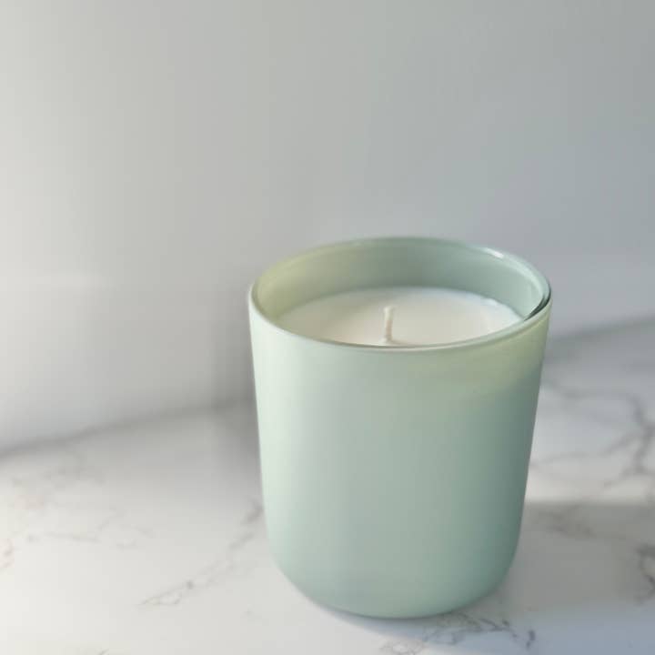 Candle Cabana - Venta al por mayor Velas en tarros - Vela de soja 100 % natural en recipiente mate verde salvia de 12 oz2