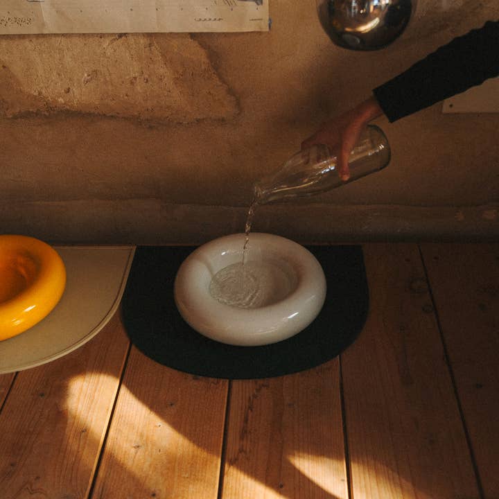 HotDog Pets - Wholesale Pet Bowl - Cat/Dog - White ceramic dog feeder12