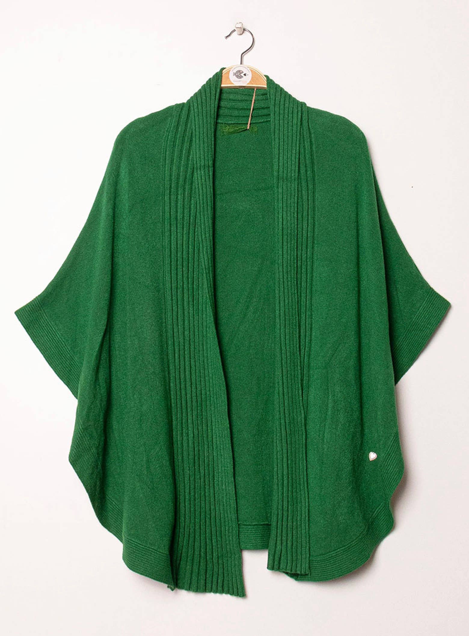 Happy look - Wholesale Cape - Women's - Women's Knit Cape Style Cardigan – Decorative Buttons3