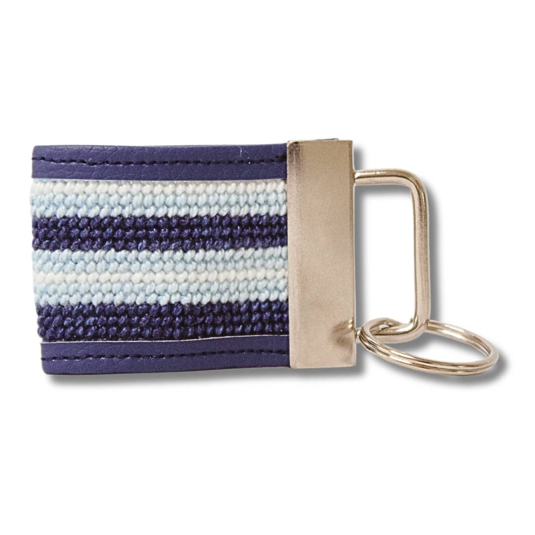 Needlepoint Gateway LLC - Wholesale DIY Craft Kit - Needlepoint Key Fob Kit - blues1