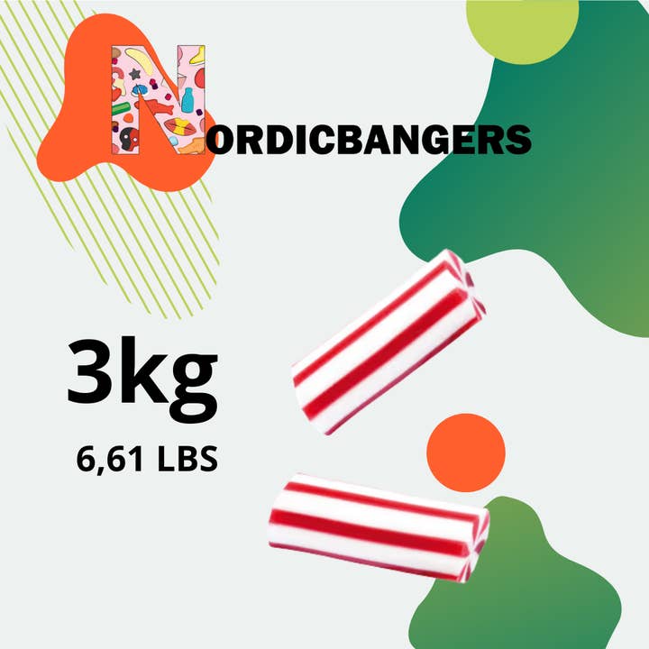 Nordicbangers - Swedish Candy Supply - Wholesale Gummy - Swedish Candy - VIDAL Xl Strawberry Cream