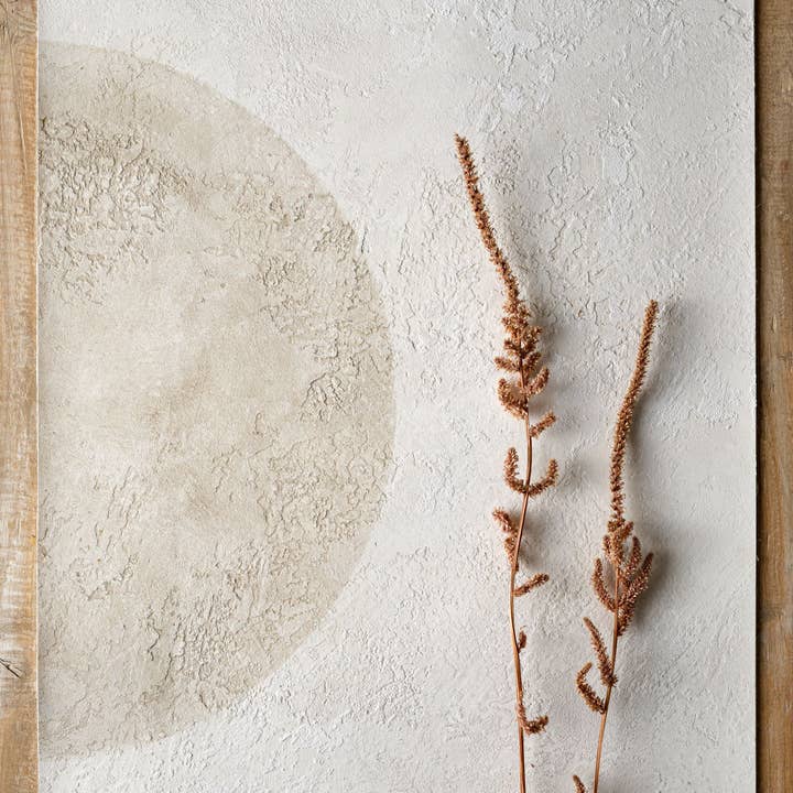 Vacarda Design – Engroshandel 3D-vægkunst – Sakura solopgang italiensk gips kunst